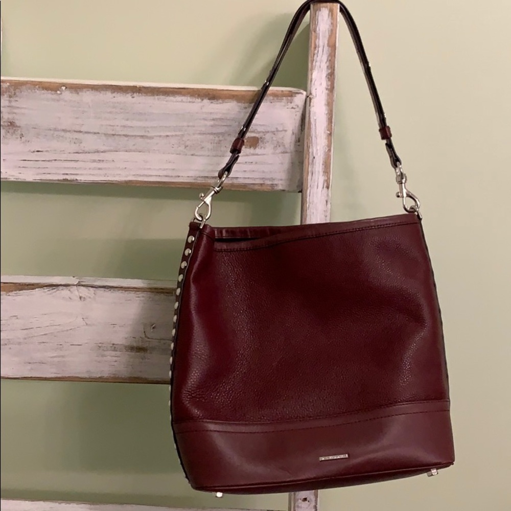 Rebecca Minkoff Maroon Bucket Bag